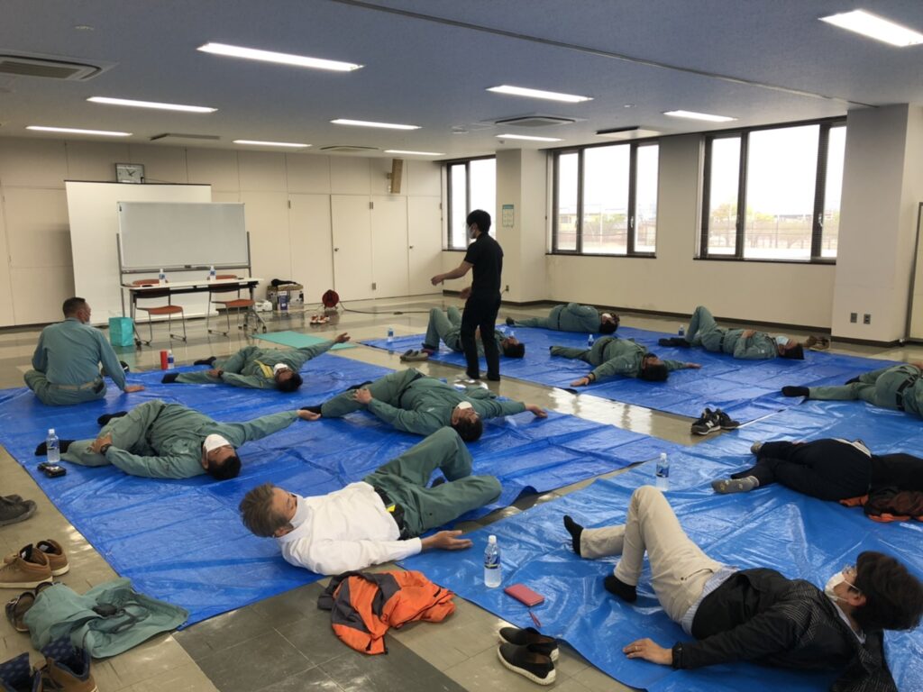 ストレッチ指導🏃(中之口いのまた接骨院様より)